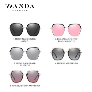 Danda <b>Square</b> <b>Sunglasses</b> Polarized UV400 Full Rim Women Fashion 2212 - Product Image 4