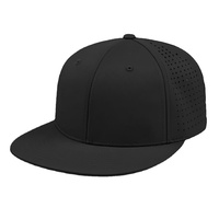 Chapeau Hip Hop personnalisé avec broderie 3D à bord plat Casquette de performance perforée à la mode en gros