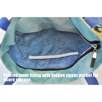 Sac fourre-tout personnalisé à imprimé dessin animé pour femmes - Dernière mode, technique de couture, imprimé à la machine, petit sac pour étudiants et travail en extérieur