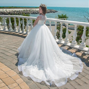 ML023 Vestido Formal <span class=keywords><strong>de</strong></span> Niña <span class=keywords><strong>para</strong></span> Comercio Exterior, Vestido <span class=keywords><strong>de</strong></span> <span class=keywords><strong>Boda</strong></span> <span class=keywords><strong>de</strong></span> <span class=keywords><strong>Manga</strong></span> <span class=keywords><strong>Larga</strong></span> <span class=keywords><strong>para</strong></span> Niñas, Vestido <span class=keywords><strong>de</strong></span> Princesa con Encaje, Vestido <span class=keywords><strong>de</strong></span> Dama <span class=keywords><strong>de</strong></span> Honor <span class=keywords><strong>para</strong></span> Cumpleaños, Pasarela - Product Image 3