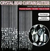 Rideau de perles en cristal argenté de luxe avec paillettes en disques acryliques pour décoration suspendue de plafond de scène de mariage, rideau scintillant