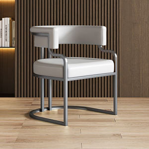 <span class=keywords><strong>Chaise</strong></span> de salle à manger moderne de luxe en cuir PU durable avec pieds en métal pour la maison et le bureau, salons et services de beauté - Product Image 5