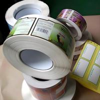 Autocollants adhésifs écologiques personnalisables pour l'utilisation industrielle des aliments en conserve, imperméables, résistants à l'huile, de qualité alimentaire PVC/PET/Papier