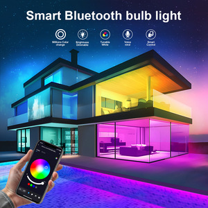 <span class=keywords><strong>Ampoule</strong></span> intelligente WiFi E27 à intensité variable RGBCW, lumière LED colorée, réglage par application, prise en charge de la commande vocale Alexa, <span class=keywords><strong>ampoule</strong></span> A70 - Product Image 2