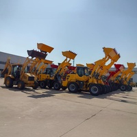 Mini-chargeuse sur pneus neuve de 2 tonnes, godet de 1,20 m³, moteur diesel, forte puissance de creusement, vente directe d'usine, fabricant chinois