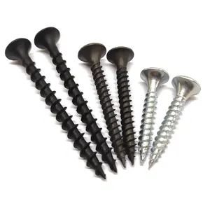 Many types of drywall anchors screws use for drywall screw gun good price black screw drywall for selling