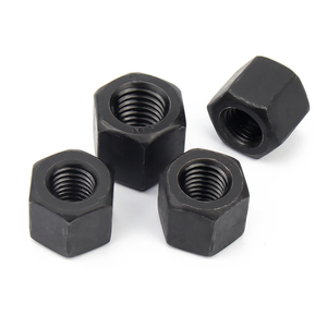 Astm A563 Iso 4161 di qualità <span class=keywords><strong>10s</strong></span> pesante ossido nero dadi esagonali - Product Image 1