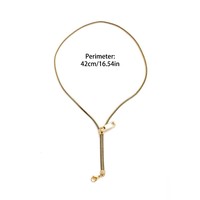 Collier ras du cou tendance avec fermeture éclair, chaîne de pull ajustable style hip-hop, bijoux punk à la mode pour la clavicule
