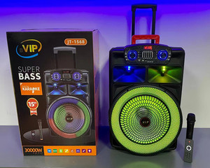 Loa di động lớn 12 inch, công suất cao, không dây, có bánh xe và tay kéo, loa di động cho tiệc tùng - Product Image 4