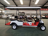 Voiturette de golf électrique vintage 5-6 places, type roadster, avec propulsion électrique