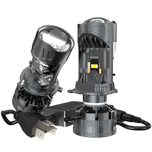 โปรเจคเตอร์ขนาดเล็กที่ชัดเจนเลนส์สีดำ shrouds LHD สำหรับ H1 H4 H7ที่อยู่อาศัยไฟหน้าหลอดไฟ LED สำหรับรถยนต์ - Product Image 1