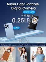 Kamera Digital Mini portabel 4K DC402, perangkat portabel saku Sensor CMOS perekaman Video Selfie UHD, kamera Digital Mini portabel 4K DC402