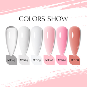 Gel UV/LED de construction MTSSII pour ongles, acrylique, pour French Manucure, <span class=keywords><strong>vernis</strong></span> <span class=keywords><strong>semi</strong></span>-<span class=keywords><strong>permanent</strong></span> UV 100ml, transparent, <span class=keywords><strong>blanc</strong></span>, <span class=keywords><strong>rose</strong></span>, gel d'extension pour ongles - Product Image 6