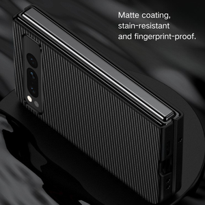 Slim <strong>Fiber</strong> Pattern PCase Anti-shock Anti-drop Protective Case Cover for <strong>Google</strong> Pixel Fold Mobile Phone Shell - Product Image 4