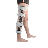 Attelle orthopédique réglable en néoprène 2025 pour genou, avec charnière et contrôle de l'amplitude de mouvement, pour correction de l'abduction de la hanche et du pied arqué, avec protection par ressort