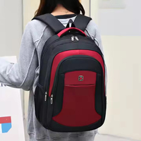 Sac à dos pour ordinateur portable en gros, 15,6 pouces, unisexe, style sport, grand, imperméable, en Oxford, avec port USB, fermeture éclair, en polyester, pour étudiant