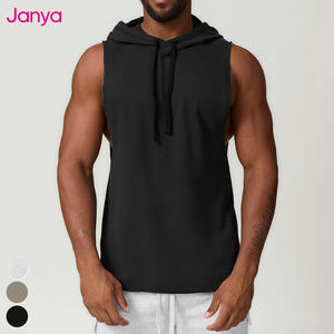Abbigliamento per Bodybuilding abbigliamento Casual da corsa Muscle Top gilet con <span class=keywords><strong>cappuccio</strong></span> da palestra canotta Fitness <span class=keywords><strong>senza</strong></span> <span class=keywords><strong>maniche</strong></span> <span class=keywords><strong>felpa</strong></span> con <span class=keywords><strong>cappuccio</strong></span> per gli uomini - Product Image 6