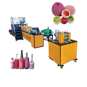 Extrusora de red de embalaje de espuma EPE estándar CE, máquina de red de fruta de polietileno para <span class=keywords><strong>Apple</strong></span>, vino tinto, embalaje de PE, nueva extrusora estándar - Product Image 1