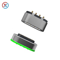 Conector Magnético Pogo Pin de 4, 5 y 10 Pines, Paso de 2.0 mm, Pequeño, Impermeable, Macho y Hembra, del Fabricante