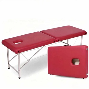 Double beam reinforced massage <b>bed</b>, beauty salon specific beauty <b>bed</b>, <b>portable</b> handheld perforated home massage <b>bed</b> - Product Image 4