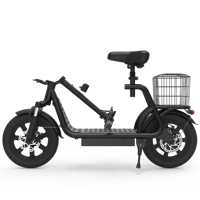 Trottinette électrique X12 noire de 12 pouces, vélo électrique longue portée pour livraison de repas, vélo électrique pliable, meilleure trottinette haute vitesse
