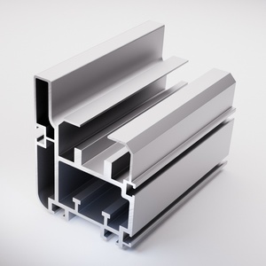 Konveyor rantai kecepatan ganda seri 6000 profil aluminium industri 7 Seri layanan kustom ekstrusi Anodized tersedia - Product Image 1