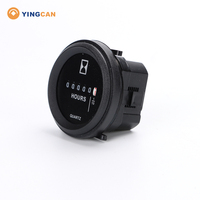 Compteur horaire YINGCAN SH-1, fréquencemètre industriel, tachymètre numérique, compteur de régime moteur, 50/60 Hz, 10 V-80 V CC, AC100V-250V, plastique, 6 chiffres