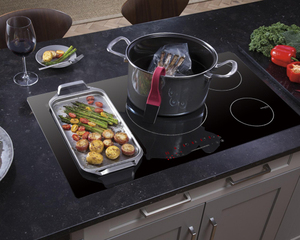 Table de cuisson à induction hybride puissante 240V 9200W approuvée par l'ETL 5 zones de cuisson Plaques intégrées Table de cuisson en céramique <span class=keywords><strong>mixte</strong></span> Cuisinière électrique - Product Image 5