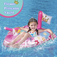 Bouée gonflable pirate, jouet pistolet à eau pour enfants, jouet aquatique, char d'eau, bouée de natation requin gonflable