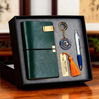 Chine Logo de luxe personnalisé gravé or décapsuleur cahier cadeau Note stylo ensemble cadeaux de mariage pour invités Souvenirs