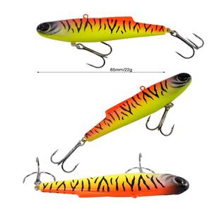 Señuelo VIB SNEDA de 22g/85mm con núcleo de tungsteno, de lanzamiento largo, suspendido, duro, para pesca en hielo de invierno, búsqueda a toda profundidad. - Product Image 5