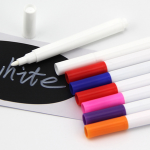 Joycolours HB-F1103 Marcador de Tiza Líquida de Punta Fina de 3 mm, Ecológico, con Tinta de Colores, Borrable en Húmedo para Pizarra/Tablero Blanco - Product Image 1