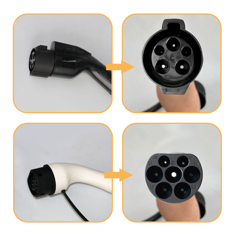 Коаксиальный кабель для зарядки электромобилей типа 1 с намоткой на 16 ампер