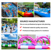 Indoor-Outdoor Mobiler Aufblasbarer Swimmingpool CE-Zertifiziert Eltern-Kind-Wasserpark Freizeiteinrichtung für Plätze und Schulen
