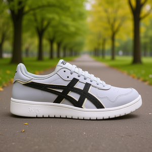 Zapatillas Deportivas Transpirables para Hombre Asics, Color Gris, Negro y Blanco, Parte Superior de Tejido Fly Knit, Plantilla de Malla, Primavera, Otoño, Deportes al Aire Libre - Product Image 2