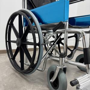 Sillas de ruedas para personas mayores y discapacitadas plegables con ruedas grandes y frenos - Product Image 2