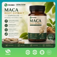 Capsules de racine de Maca OEM ODM, capsules de Maca pour le soutien énergétique, véganes, pures, sous marque privée, pilules de Maca pour la santé, non-OGM