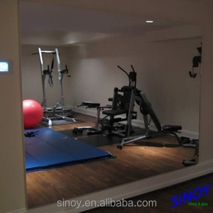 Modern Design Polished Edge All-Around Vinyl Backed Safety <b>Mirror</b> for Gym Made of Glass - Product Image 2