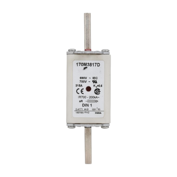 High Speed Fuse 170M3817D square Fuse 315A 690V AC, Suitable for Motor Control and protection 170 Series 170M3810D 170M3812D