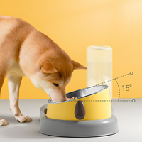 Bol alimentaire en acier inoxydable avec distributeur d'eau automatique