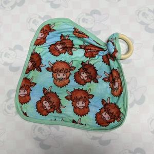 Kotak Misteri untuk Boneka Bayi Lembut dengan Pola Karakter Hewan Bunga Acak, Bibs Bambu untuk Anak Laki-laki dan Perempuan - Product Image 6