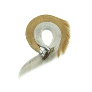 Pointe en F en kératine, cheveux 100% humains vierges, brillance de verre, résistants à la décoloration, faible MOQ, en stock, livraison rapide - Product Image 4