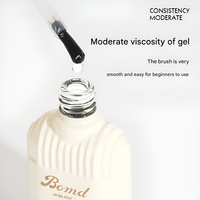 15ml UV LED Gel Vernis À Ongles Longue Durée Transparent Base Top Coat pour DIY Home Salon Use Style Français Sans Hema