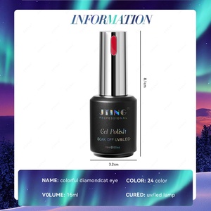 JTING – Nouvelle collection populaire de vernis gel effet œil de chat, coffret de 24 pièces, vernis à ongles gel œil de chat diamanté coloré avec livre de couleurs unique - Product Image 2