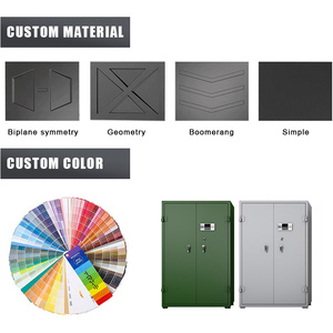 Bán Buôn Kỹ Thuật Số Khóa An Ninh An Toàn Hộp An Ninh Cơ Khí Thép Kim Loại Chống Cháy An Toàn - Product Image 4