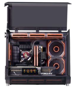 Caja de <span class=keywords><strong>PC</strong></span> para Juegos ZeroMaster Compact ATX, Torre Media, Compatible con MicroATX e ITX, Panel de Malla RGB, Antipolvo, Gestión de Cables, OEM, ODM - Product Image 4