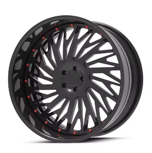 Maßgefertigte Gebürstete Geschmiedete Leichtmetallfelgen 100mm Lochkreis 5x112/5x115/5x127 6*139,7 20-26 Zoll 2/3-teilig Mesh-Design Rucci Felgen - Product Image 6