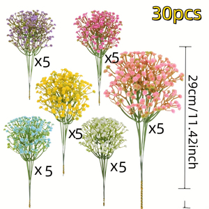 Ramo de Gypsophila Artificial, Decoración para Bodas y Hogar, Arreglo Floral, Ramo de Novia, Estilo Ins, Decoración Festiva - Product Image 4
