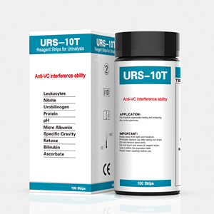 100 Dải/chai 10 trong 1 URS-10T Thuốc thử Strips cho nước tiểu nước tiểu thường xuyên nước tiểu phân tích kiểm tra giấy - Product Image 2