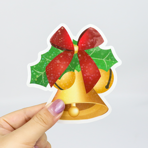 Autocollants d'étiquettes découpées en papier recyclable imprimés personnalisés avec motifs de vacances pour Noël, <span class=keywords><strong>Halloween</strong></span> et décoration de fête - Product Image 3